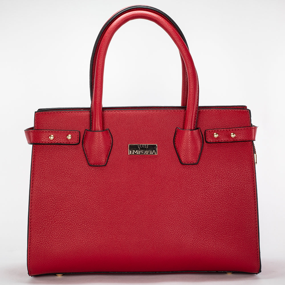 Colección Emporia de primavera 2025 - " Amanacer escarlata", Set de 3 bolsos; rojo