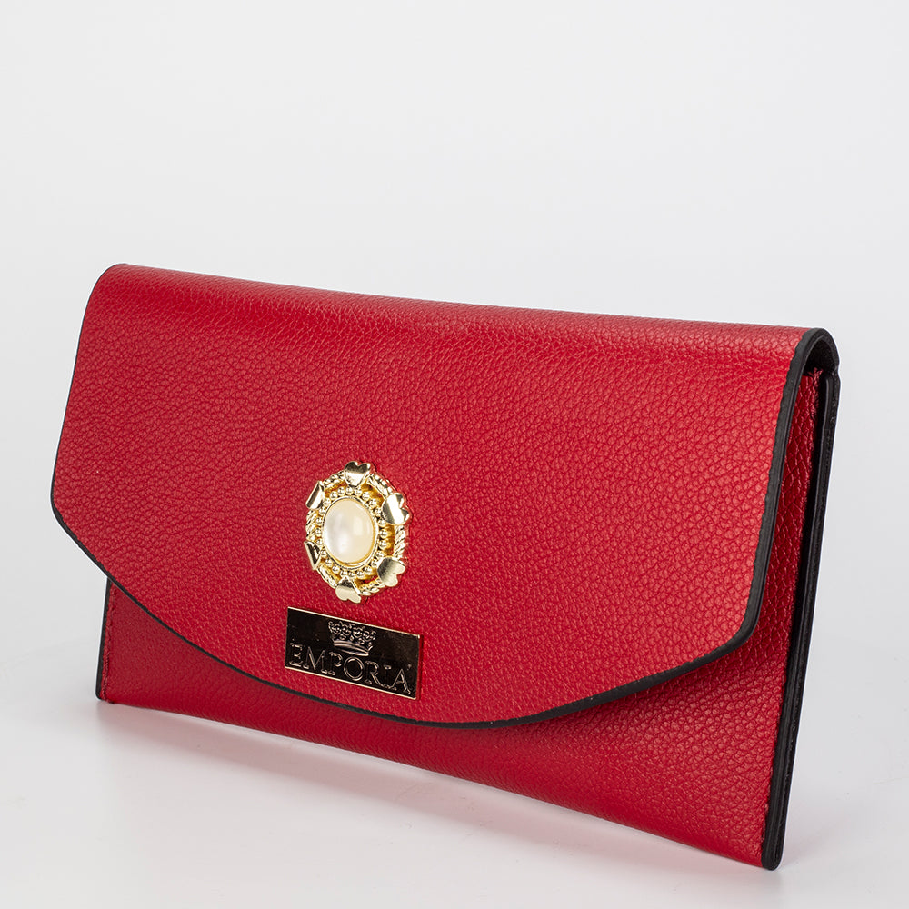 Colección Emporia de primavera 2025 - " Amanacer escarlata", Set de 3 bolsos; rojo