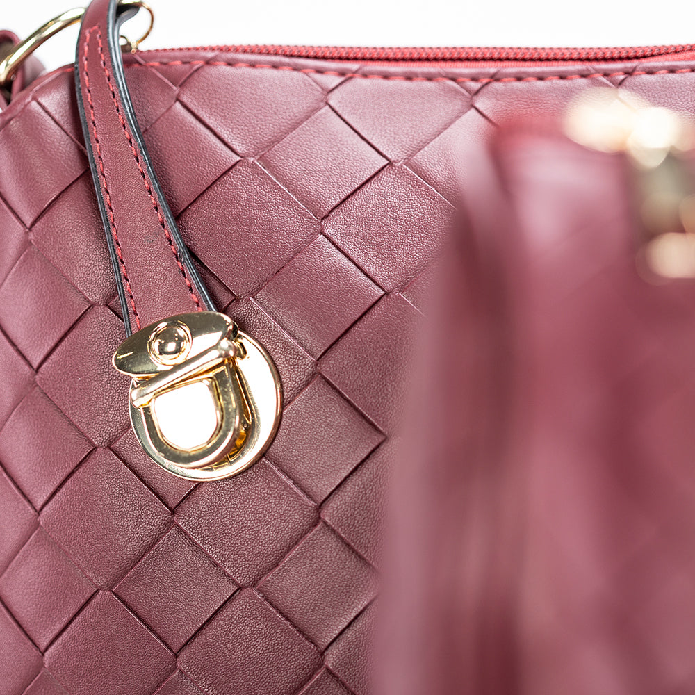 Colección Emporia de primavera 2025- " Orquídea roja", Set de 6 bolsos; red