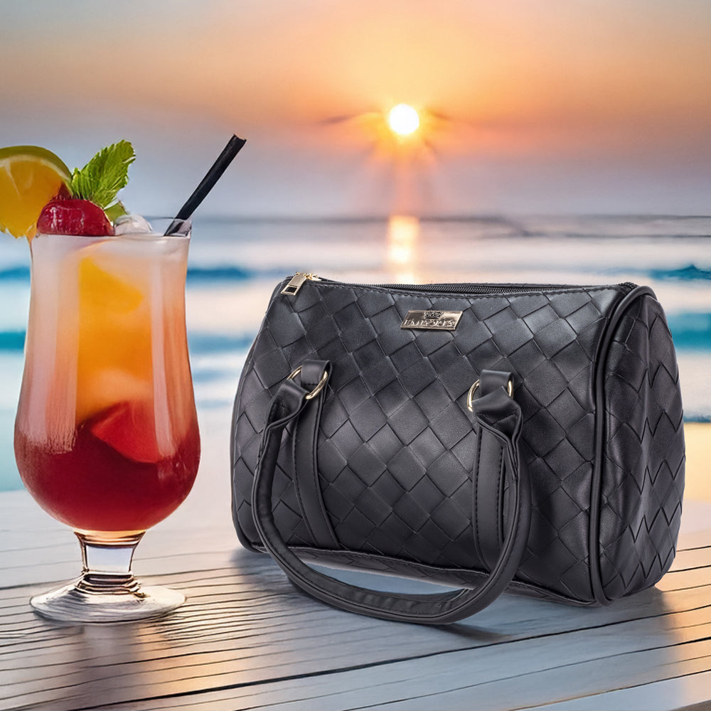 Colección Emporia de primavera 2025 - " Eclipse de ónix",Set de 6 bolsos; negro 1 