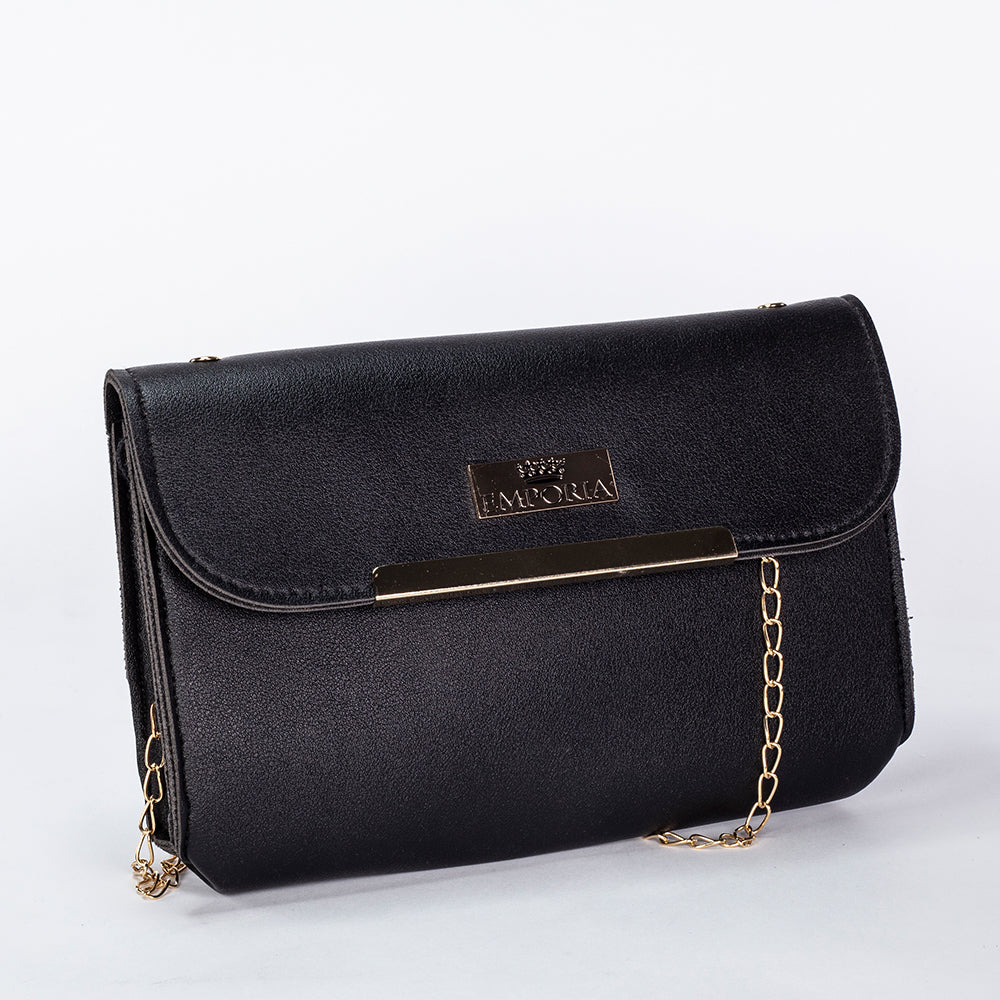 Colección Emporia de primavera 2025 - "Terciopelo oscuro", set de 3 bolsos; negro