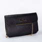 Colección Emporia de primavera 2025 - "Terciopelo oscuro", set de 3 bolsos; negro