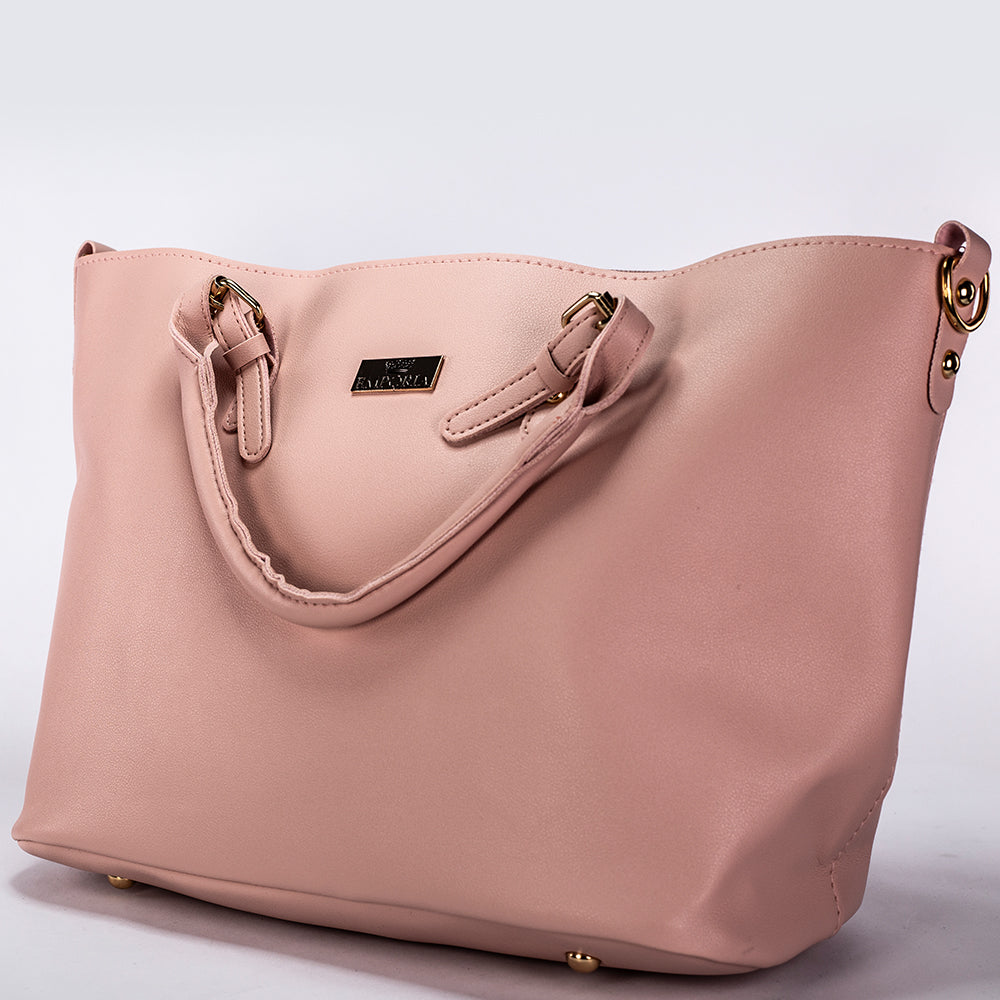 Colección Emporia de primavera 2025 - "Floración de cerezos". Set de 3 bolsos; rosa