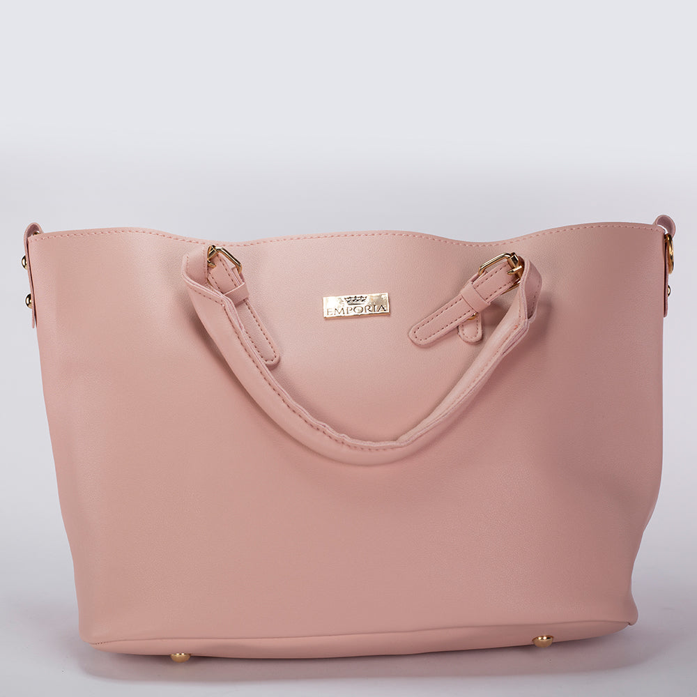 Colección Emporia de primavera 2025 - "Floración de cerezos". Set de 3 bolsos; rosa