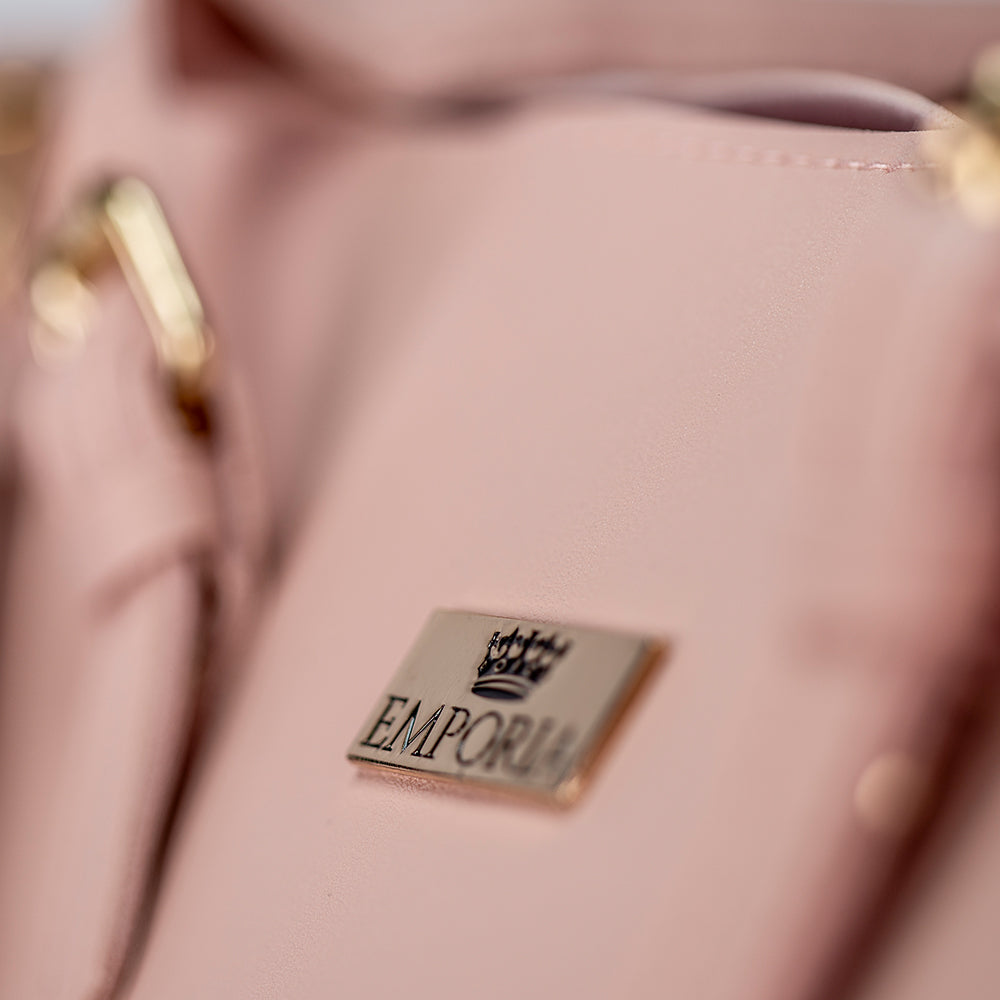 Colección Emporia de primavera 2025 - "Floración de cerezos". Set de 3 bolsos; rosa