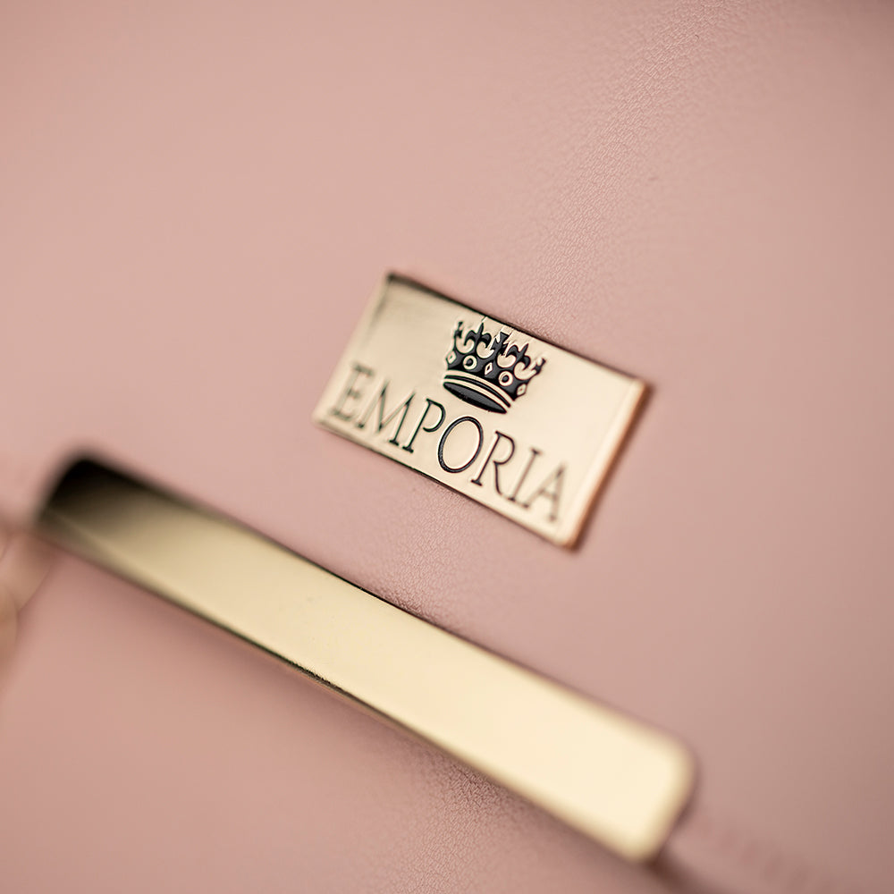 Colección Emporia de primavera 2025 - "Floración de cerezos". Set de 3 bolsos; rosa