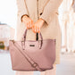 Colección Emporia de primavera 2025 - "Floración de cerezos". Set de 3 bolsos; rosa
