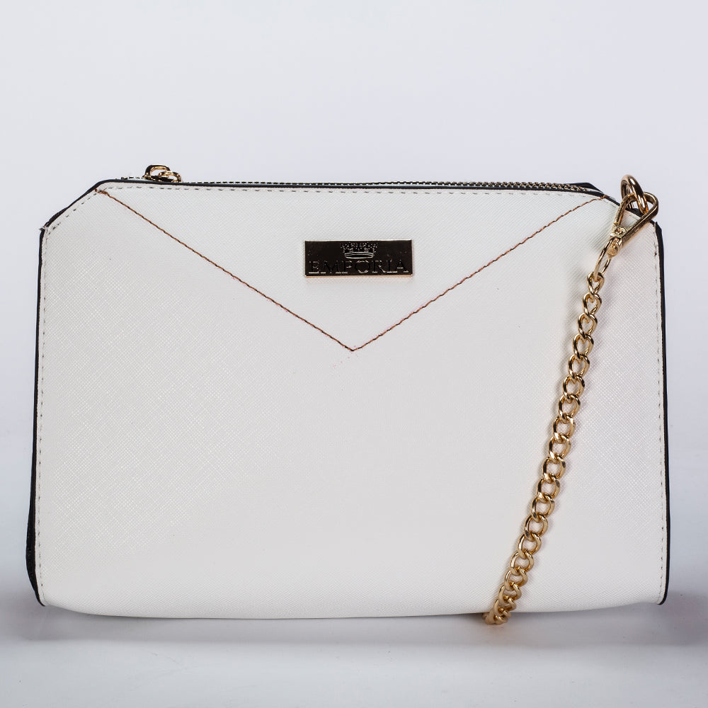 Colección Emporia de primavera 2025- " Luz de Luna moca", Set de 4 bolsos; blanco 2 