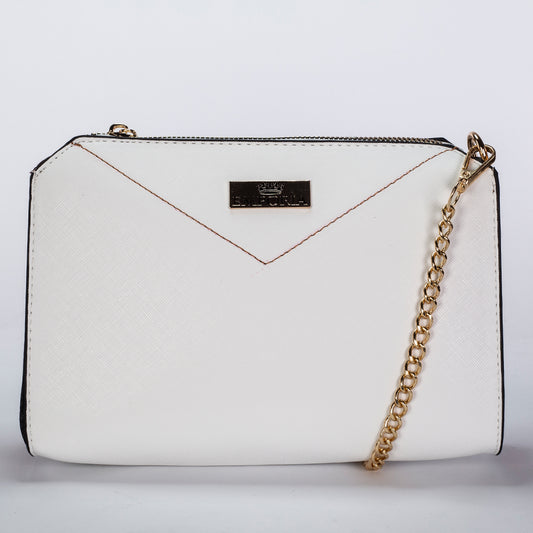 Colección Emporia de primavera 2025- " Luz de Luna moca", Set de 4 bolsos; blanco
