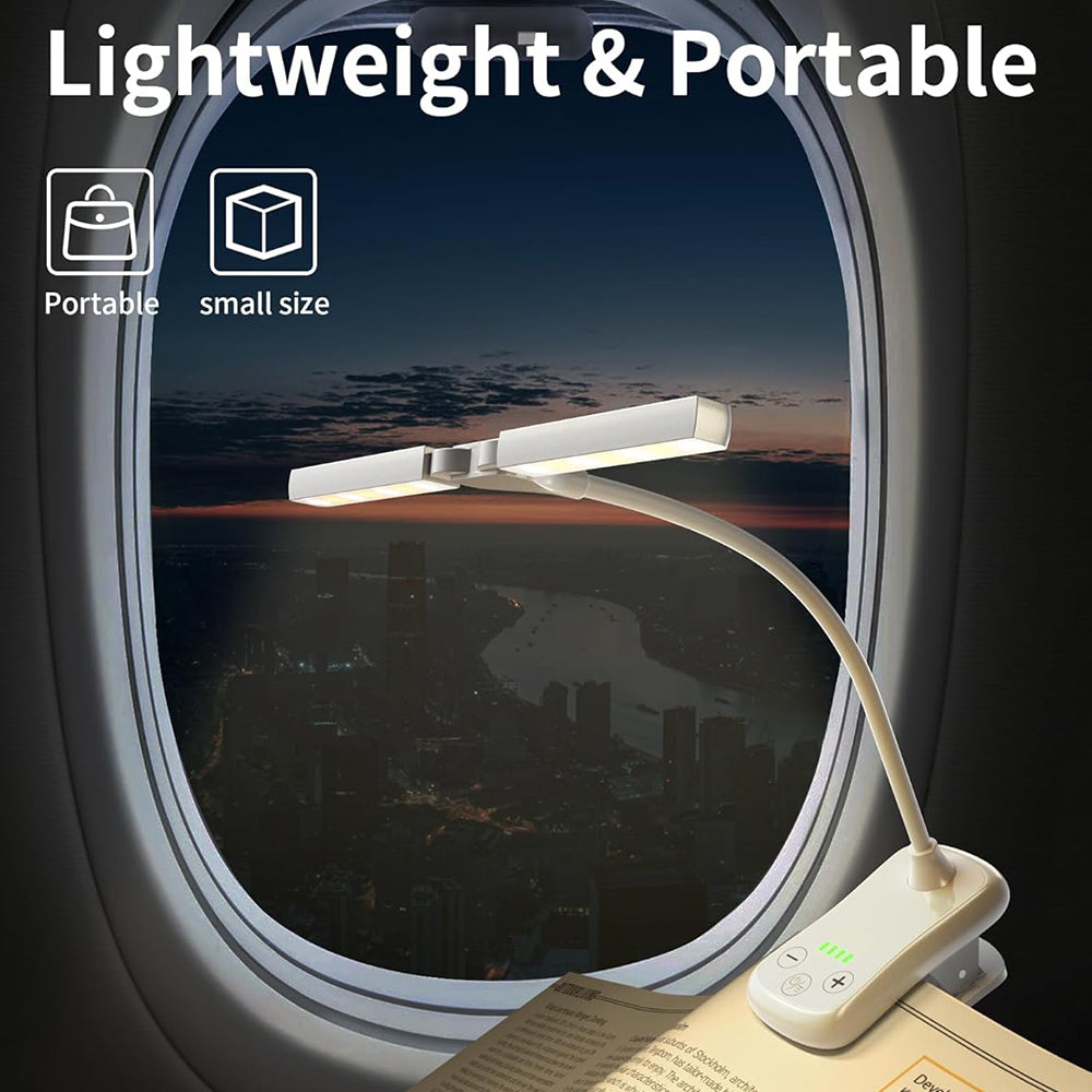 Lumeflex lámpara de lectura de doble cabezal 23 