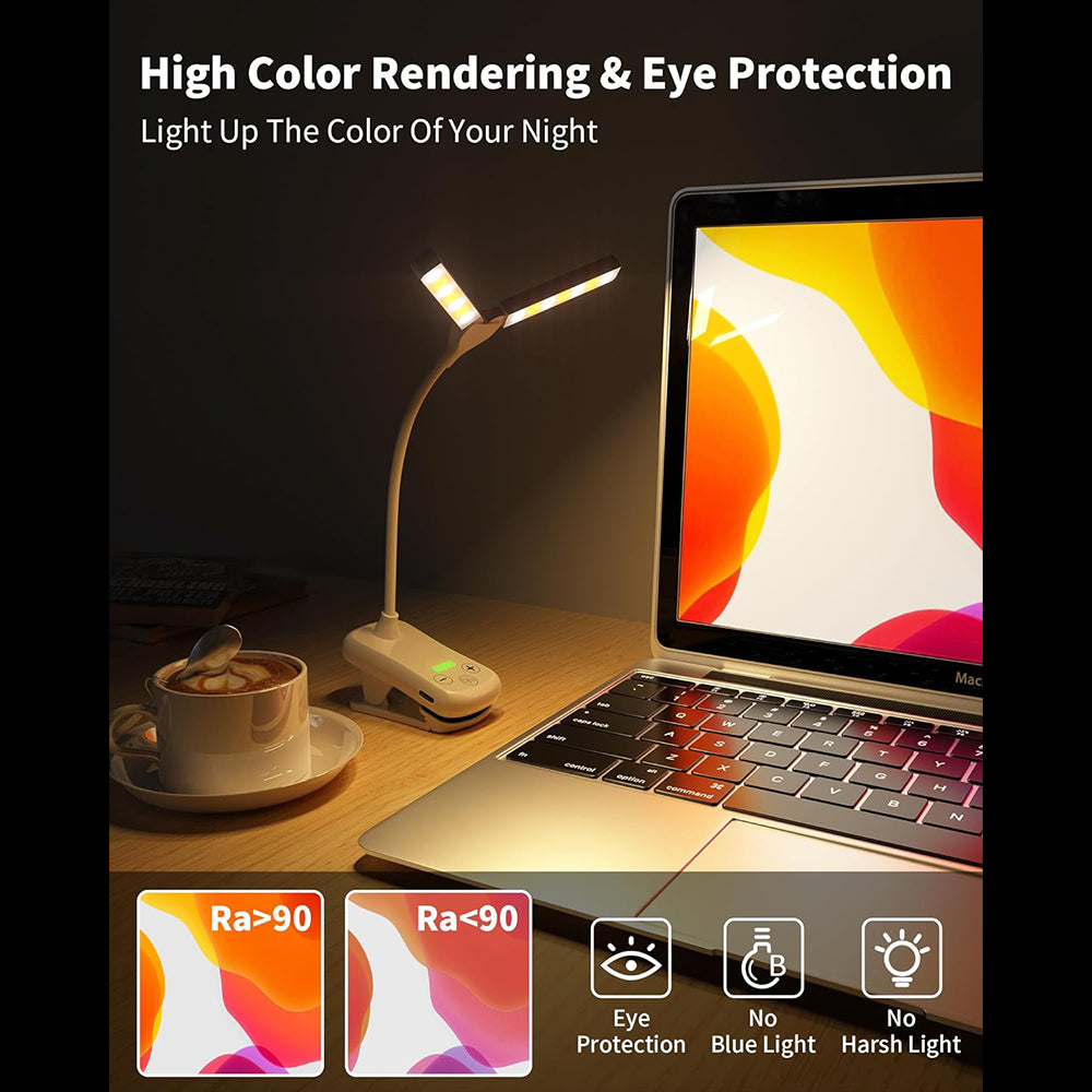Lumeflex lámpara de lectura de doble cabezal 24 