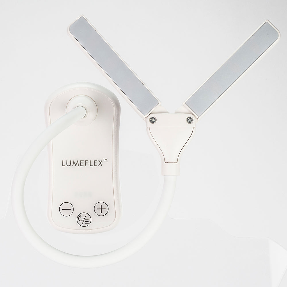 Lumeflex lámpara de lectura de doble cabezal 28 