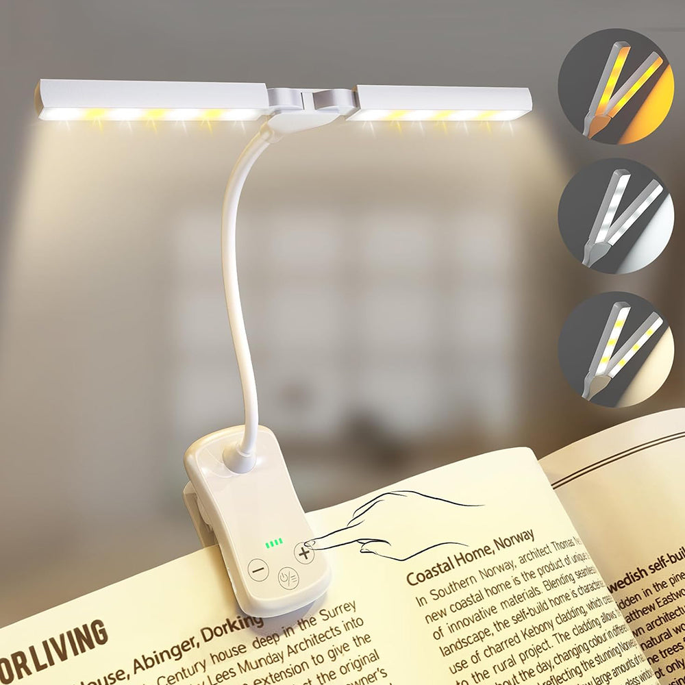 Lumeflex lámpara de lectura de doble cabezal 35 