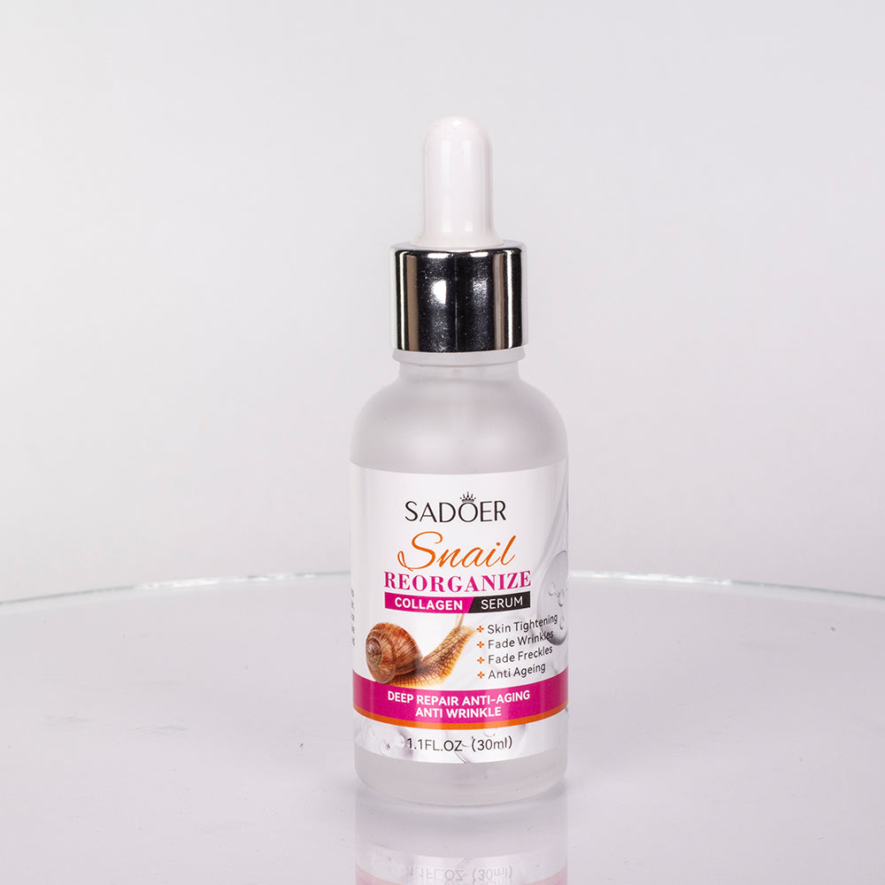 Set de cuidado facial de 6 piezas con colágeno y baba de caracol de SADOER