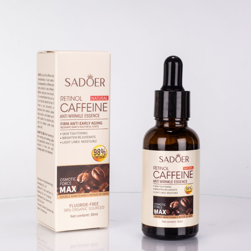 Sérum facial antiarrugas con retinol y cafeína de SADOER 1 