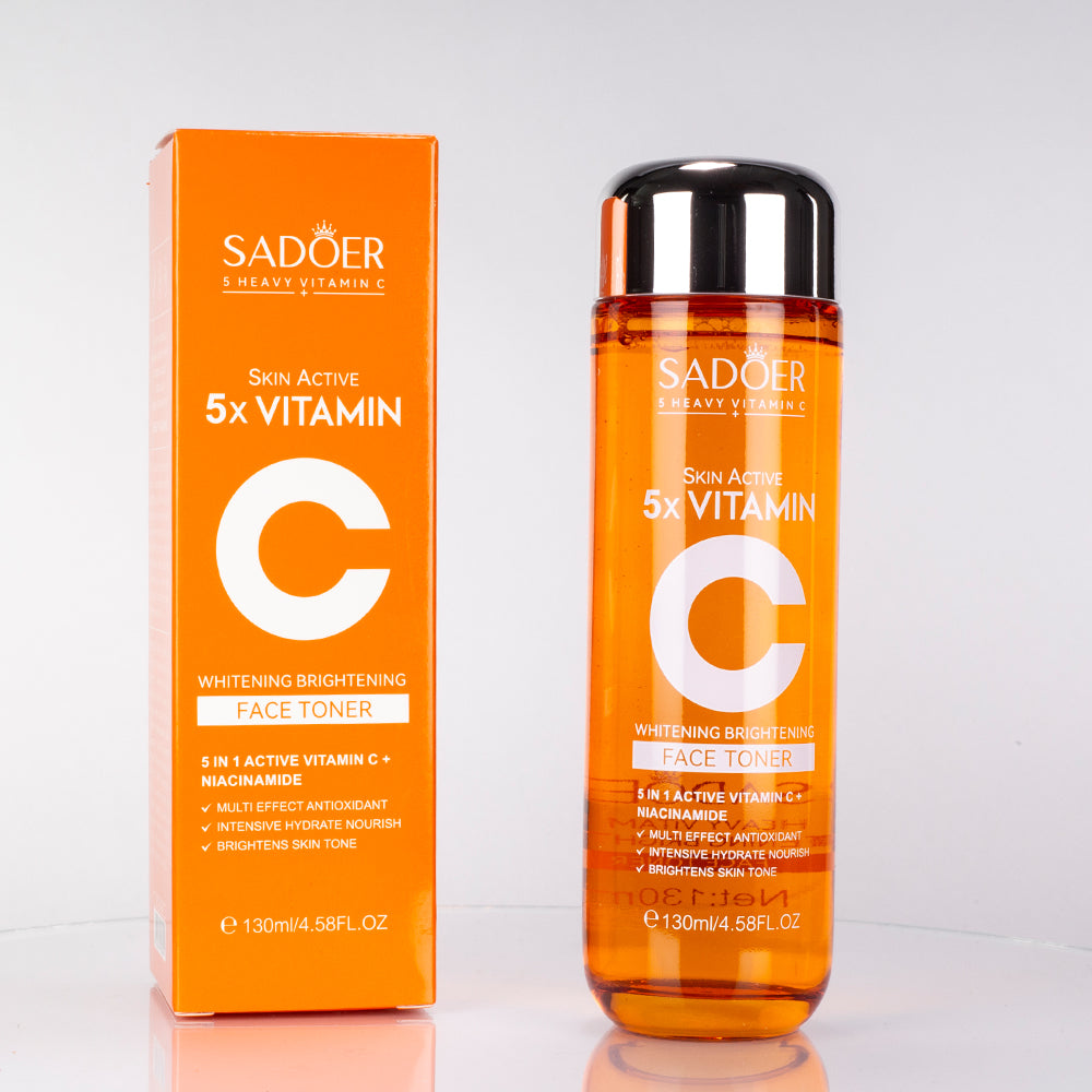 SADOER 5 tipos de tónicos faciales hidratantes y unificadores del tono de la piel con vitamina C 1 
