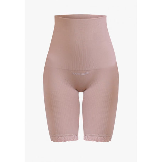 Sankom Shorts Moldeadores Patentados con Encaje, Color Melocotón
