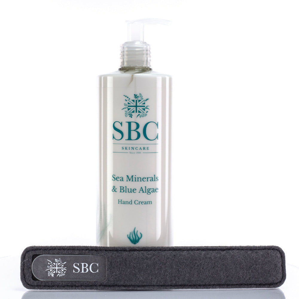 Colección de dos productos de cuidado de manos con minerales del mar SBC 2 