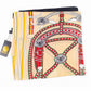 Bufanda lujosa escape de las cadenas, 85 x 180 cms, crema, 100% seda vegana