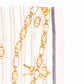 Bufanda cadenas regias, 85 x 180 cms, rosa, 100% seda vegana