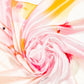Bufanda lotus de noche, 85 x 180 cms, naranja, 100% seda vegana