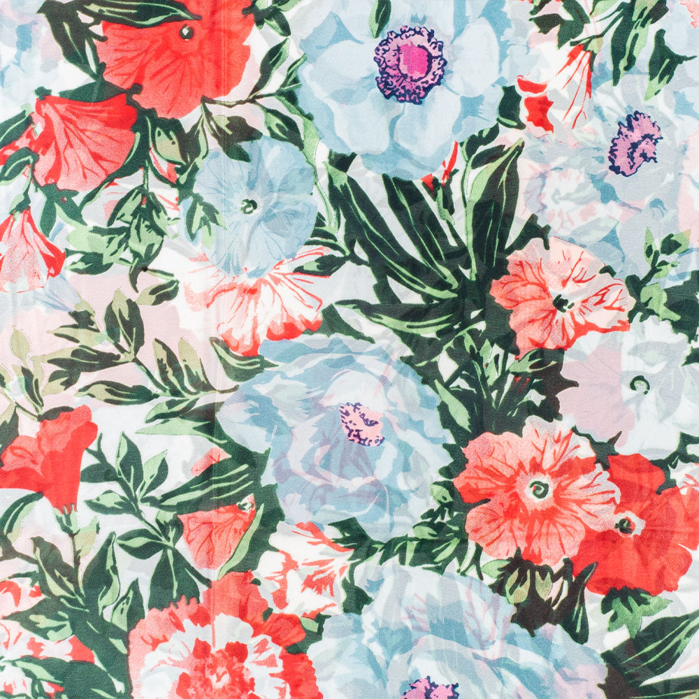 Bufanda brisa orquídea, 85 x 180 cms, blanco, 100% seda vegana 4 