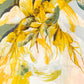 Bufanda impresión lilas , 85 x 180 cms, verde, 100% seda vegana