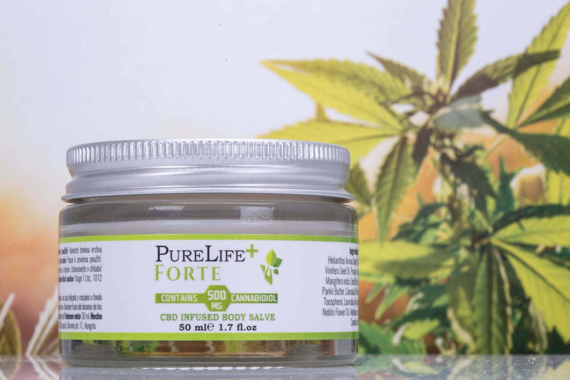 PURA VIDA FUERTE RÁPIDA CBD crema regeneradora,500mg 2 
