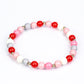 Conjunto de Aleación Bañado en Oro con Cristal Emporia® Rojo y Cristal Emporia® Blanco ( Pulsera )