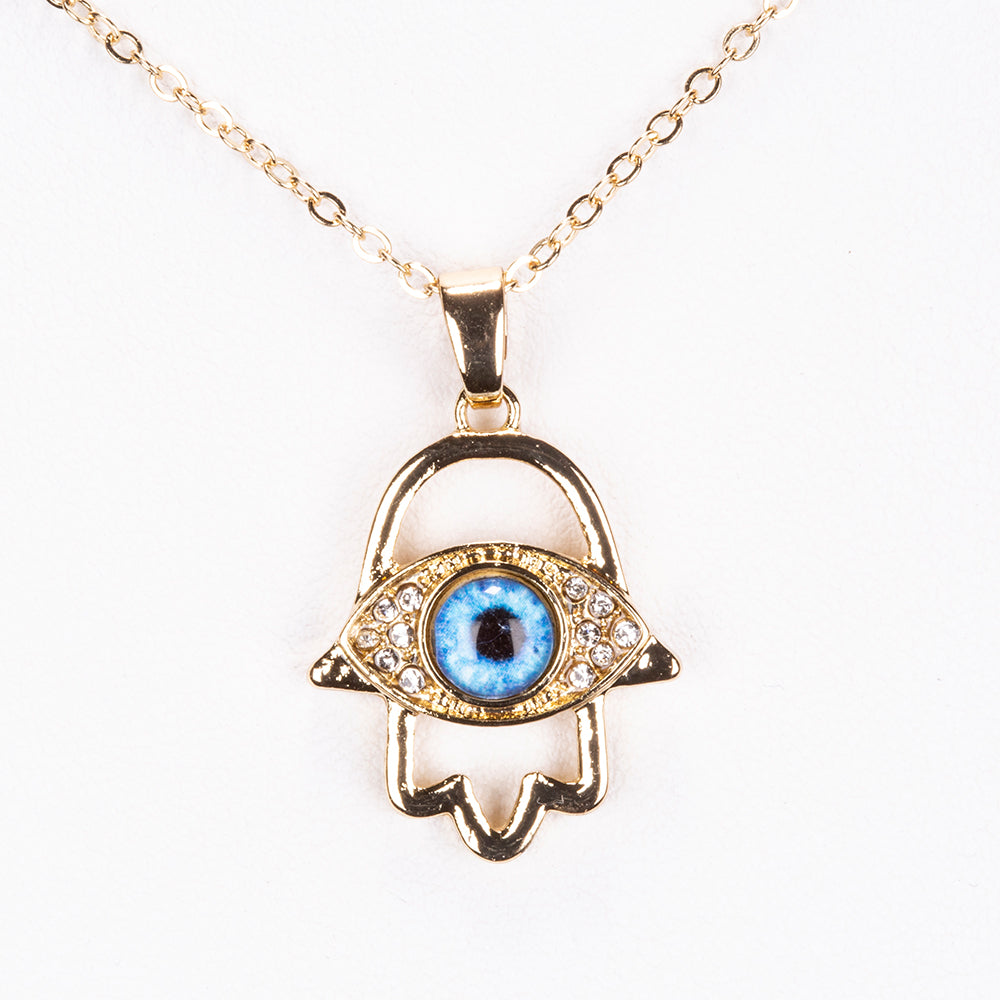Collar de Aleación Bañado en Oro con Esmalte