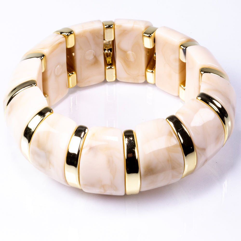 Pulsera Cuenta con Cristal Emporia® Rosa 1 