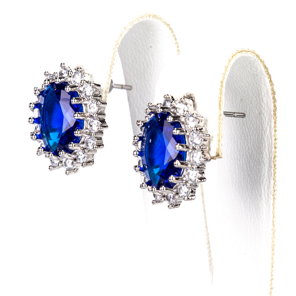 Conjunto de Aleación Bañado en Oro ( Collar +Pendientes +Anillo +Colgante ) 4 