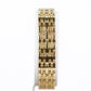Reloj de Aleación Bañado en Oro con Esmeralda y Cristal Emporia® Blanco ( Pulsera )