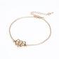 Conjunto de Aleación Bañado en Oro ( Collar +Pulsera )