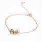 Conjunto de Aleación Bañado en Oro ( Collar +Pulsera )