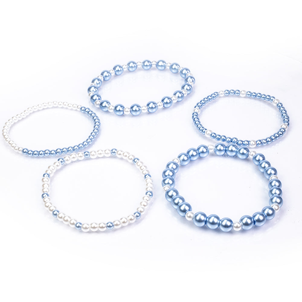 Conjunto Cuenta con Perla de cristal ( Pulsera ) 1 