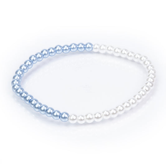 Conjunto Cuenta con Perla de cristal ( Pulsera )