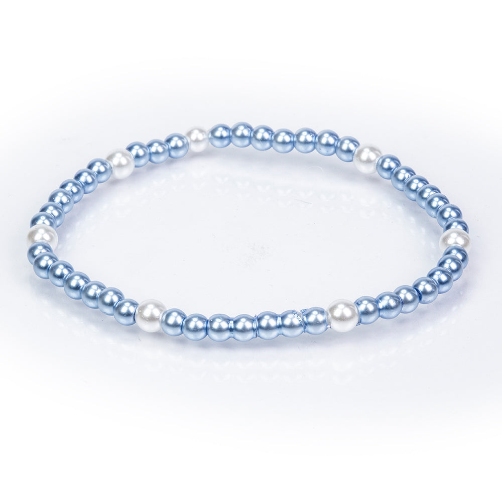 Conjunto Cuenta con Perla de cristal ( Pulsera )