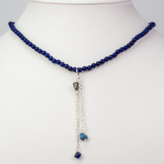 Collar de Plata con Lapislázuli