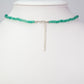 Collar de Plata con Anenturina Verde