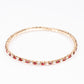 Reloj de Aleación Bañado en Oro con Cristal Emporia® Rojo ( Pulsera )