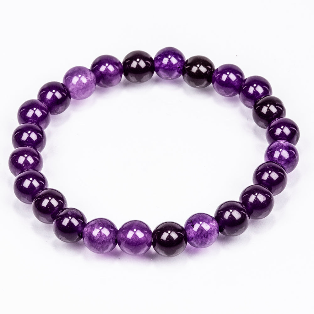 Conjunto Cuenta con Amatista y Anenturina Verde ( Pulsera )