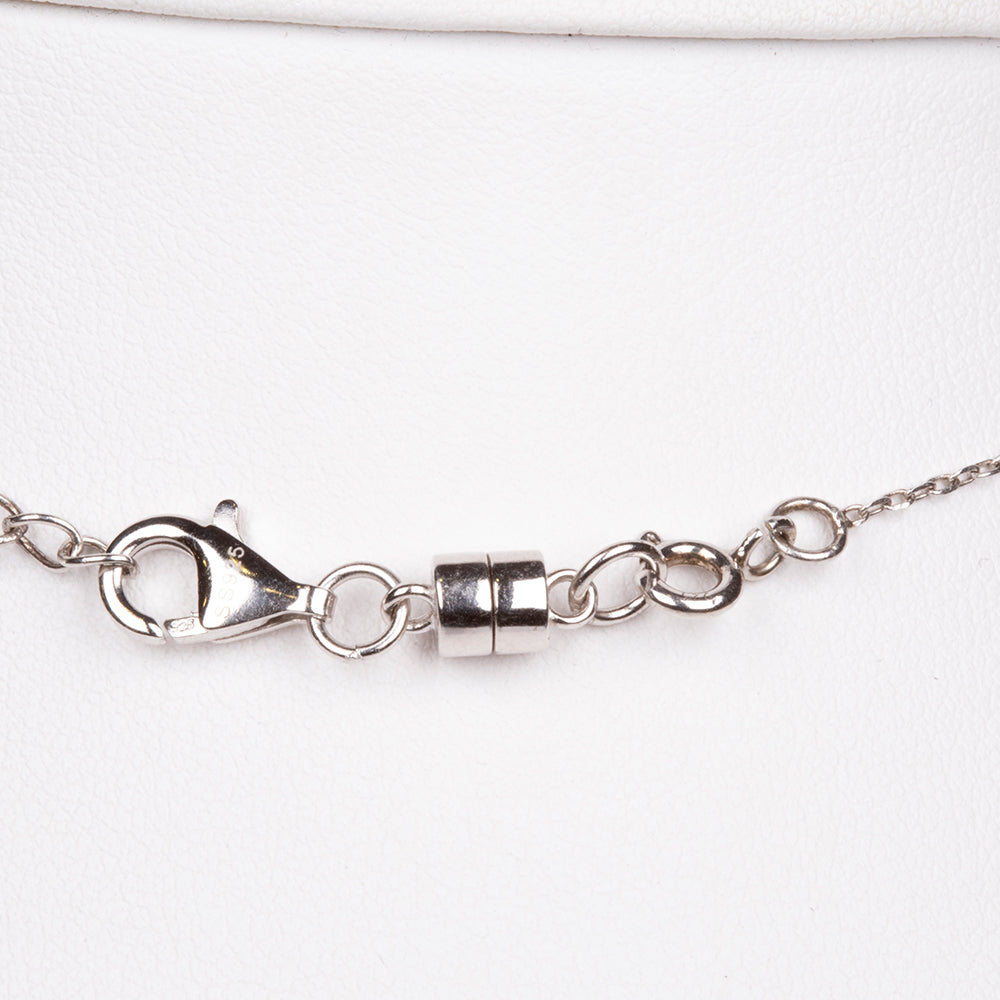 Cerradura magnética de plata esterlina