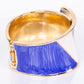 Pulsera de Aleación Bañado en Oro con Esmalte