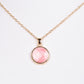 Collar de Aleación Bañado en Oro con Esmalte