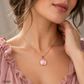 Collar de Aleación Bañado en Oro con Esmalte