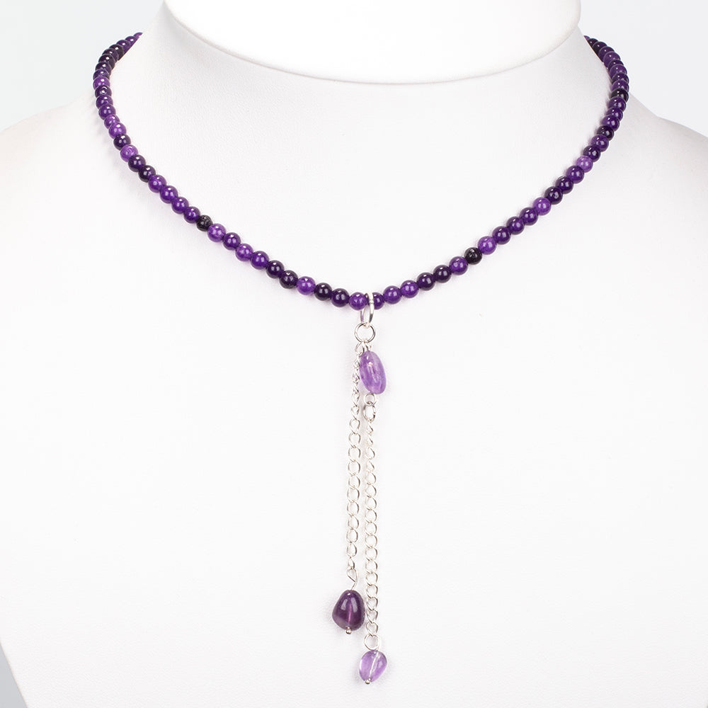 Collar de Plata con Amatista