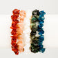 Conjunto Pepita con Esmeralda de Brasil y Apatita neón ( Pulsera )