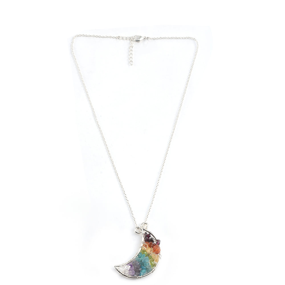 Collar de Aleación Bañado en Oro con Granate rojo y Cornalina