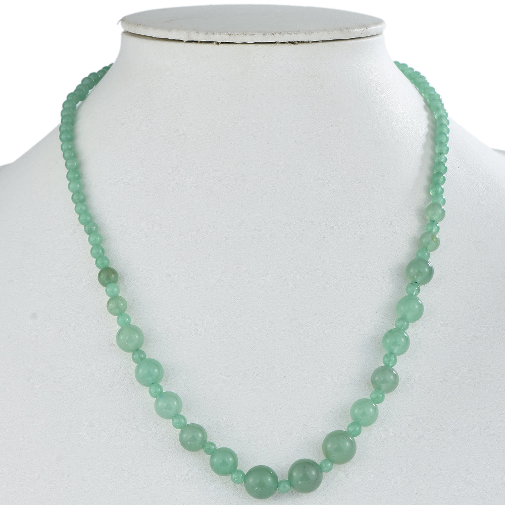 Collar de Plata con Anenturina Verde